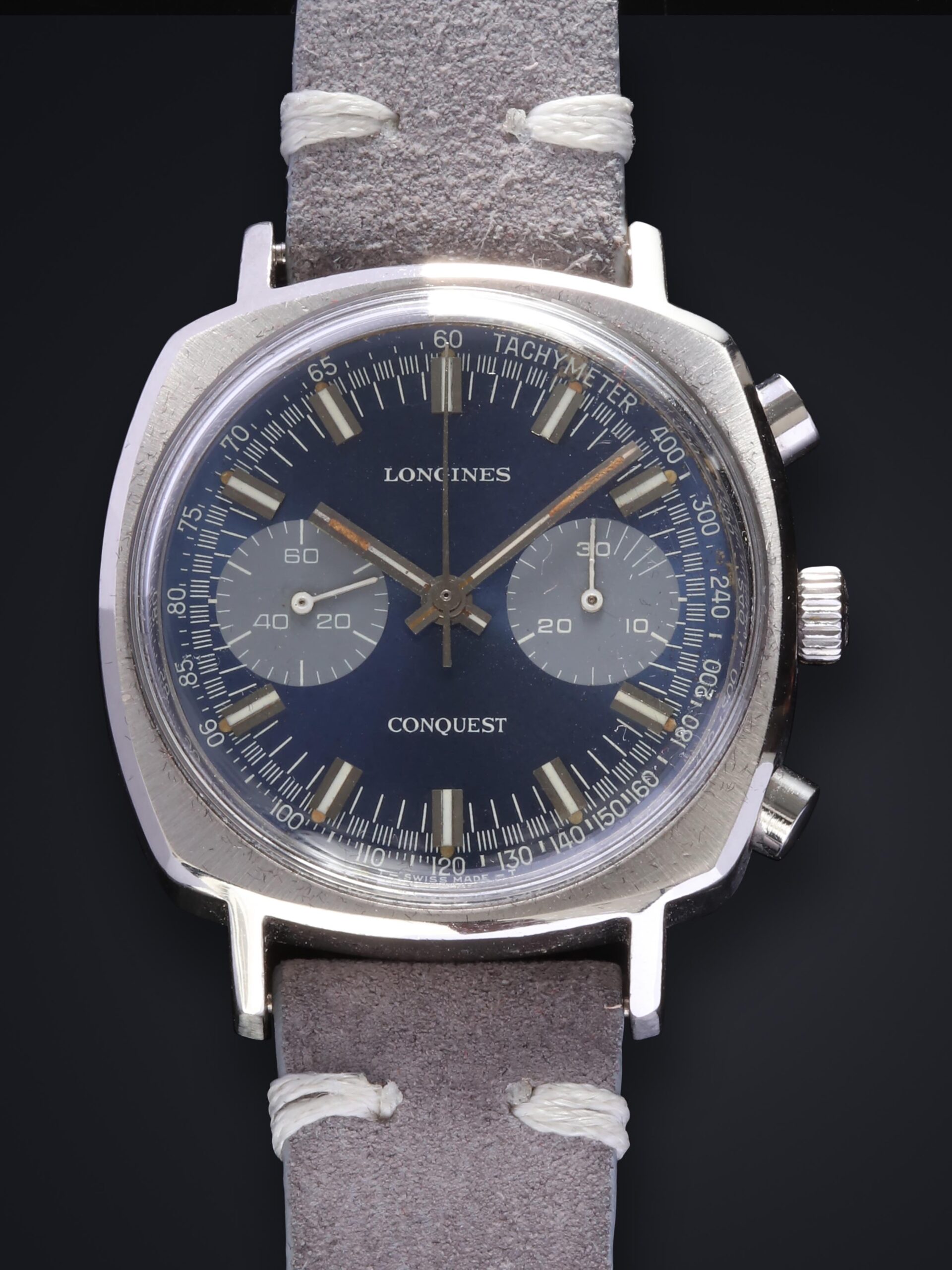 Longines Conquest ref 1543 30CH blue dial ChronoVantage