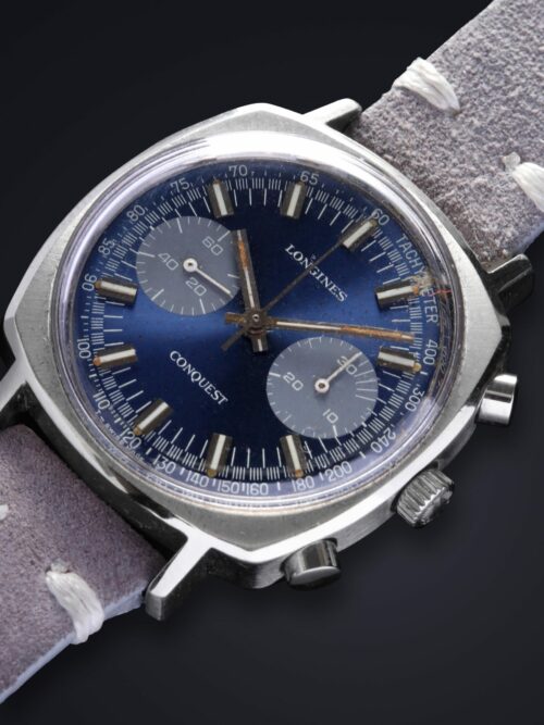 Longines Conquest ref 1543 30CH blue dial