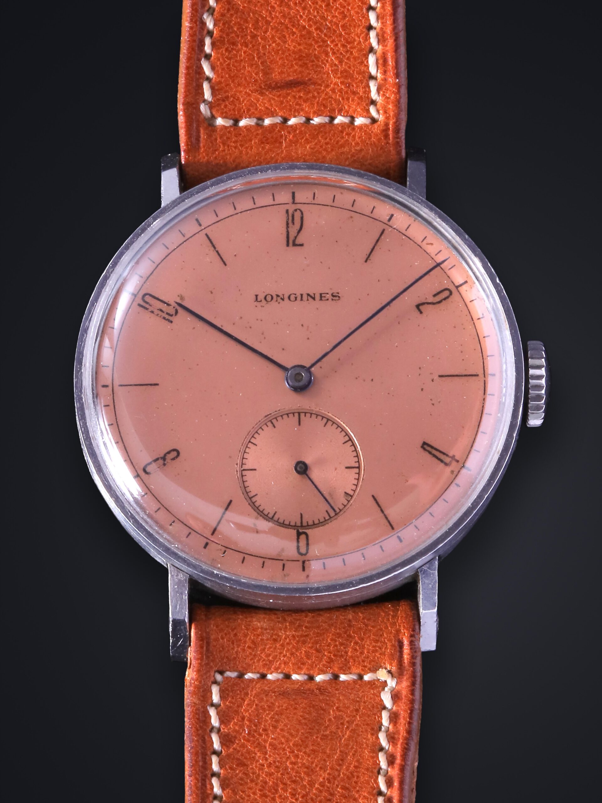 Longines ref 4366 Salmon dial